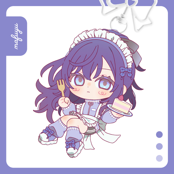 PRSK MAID Mafuyu Keychain