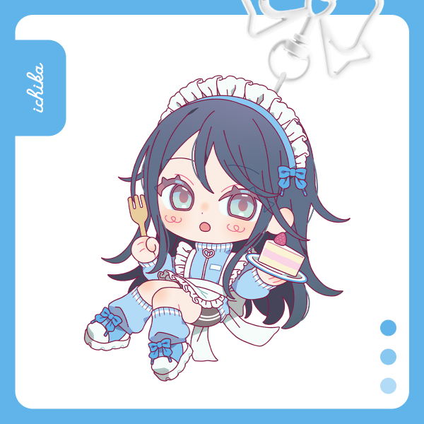 PRSK MAID Ichika Keychain