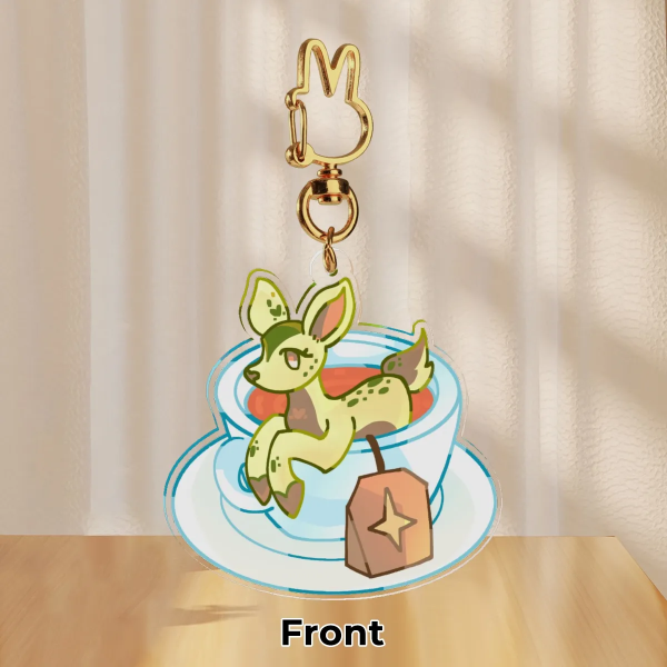 Tea Deer Keychain
