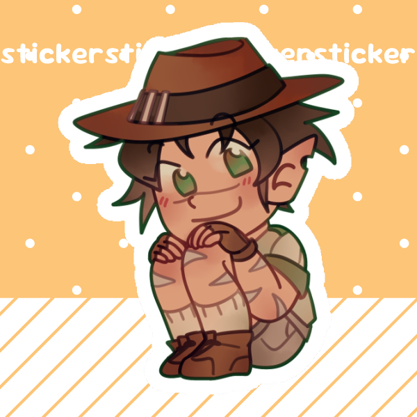 Goodtimeswithscar Sitting Sticker