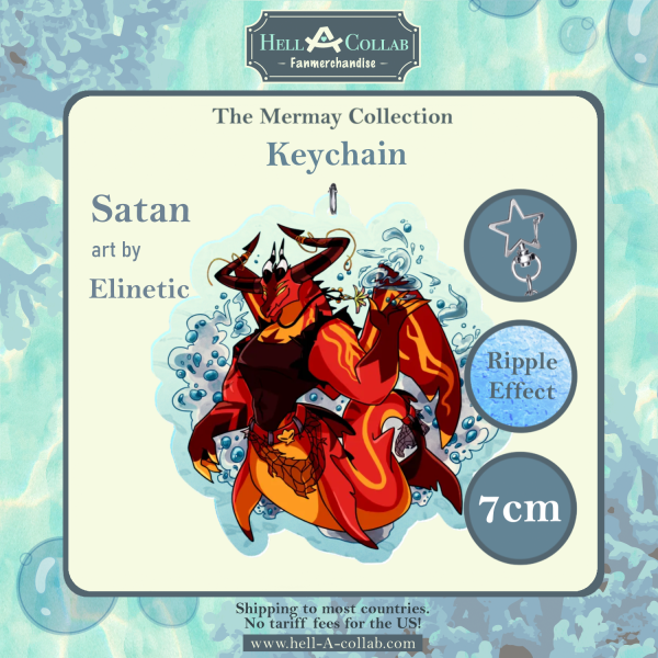 Satan - Keychain - Hellacollab Mermay Collection