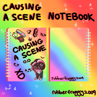 Causing A Scene - Scene Girl Notebook