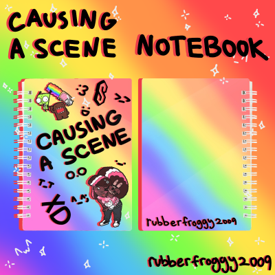 Causing A Scene - Scene Girl Notebook
