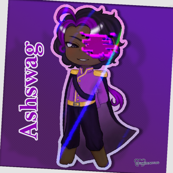 Ashswag Sticker (Qsmp/LifestealSMP)