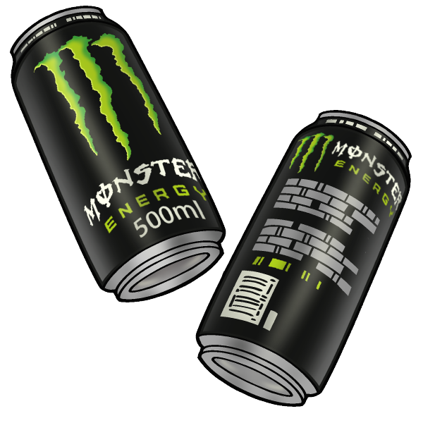 Monster Energy phone charm