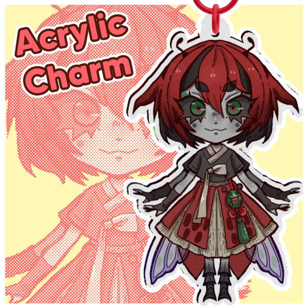 Beribug Acrylic Keychain