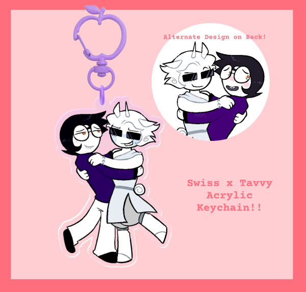 Double-Sided SwissTav Keychain!
