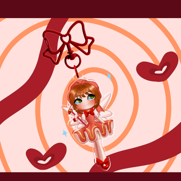 Sakura card captor keychain