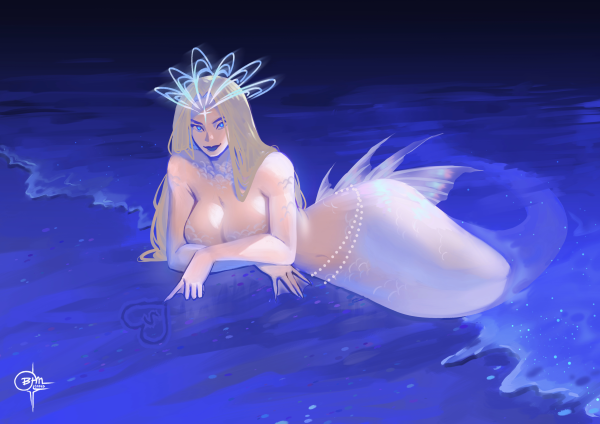 Siren Emma Frost Poster Print
