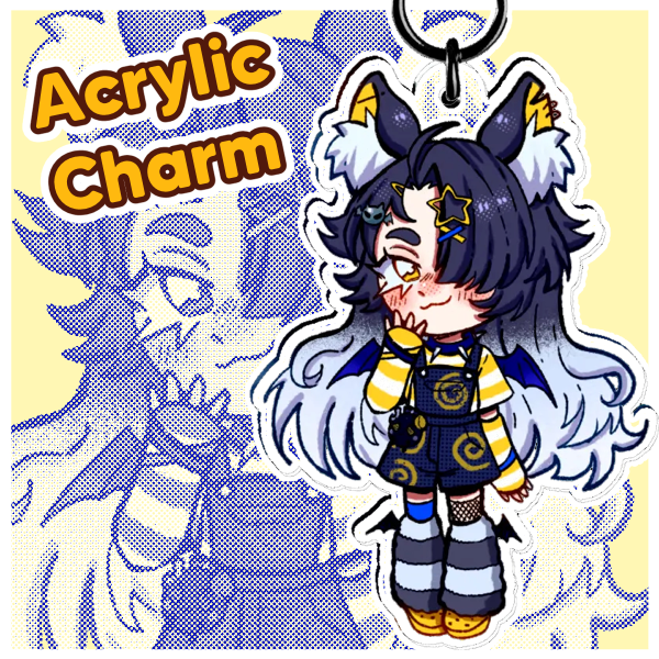 Ekkomori Acrylic Keychain