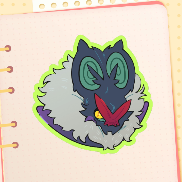 Noivern Headshot - Sticker