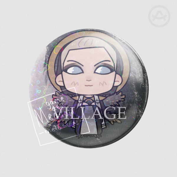 Mother Miranda Resident Evil Village - Chibi Badge (Holo Heart)