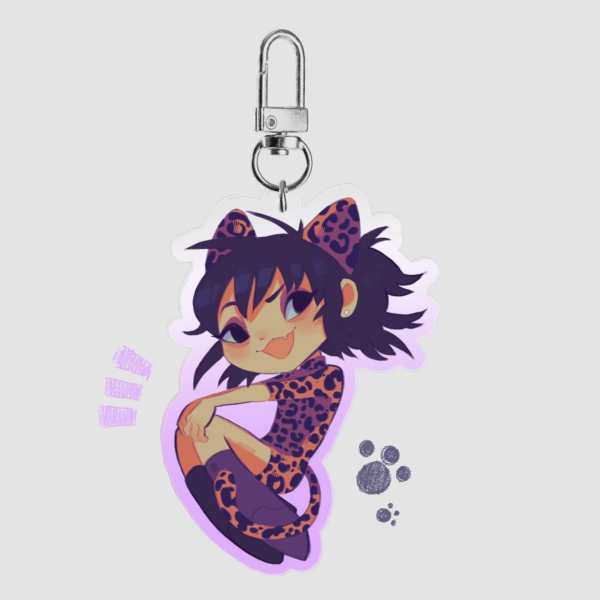 Noodle (Strobelite) Acrylic Keychain