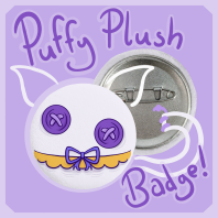 Puffy Plush Badge!