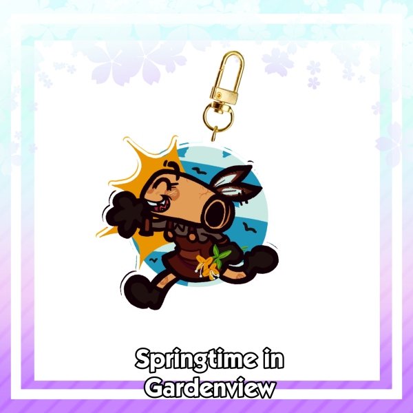 Shelly Clear Acrylic Keychain