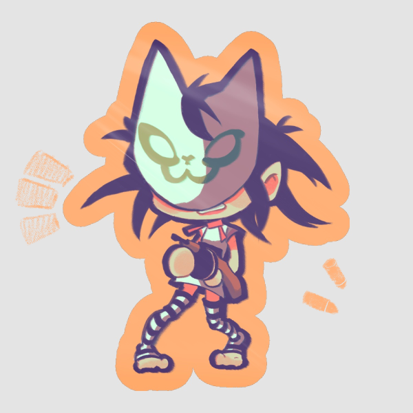 Noodle (Plastic Beach) Sticker