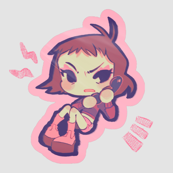 Noodle (Cracker Island) Sticker