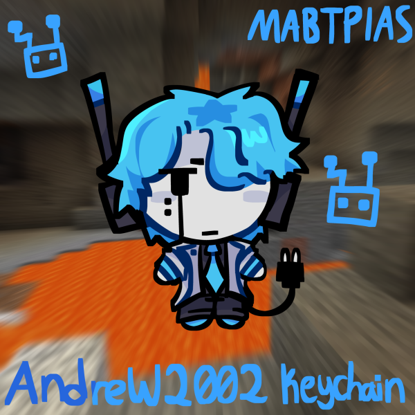 AndreW2002 Acrylic Keychain
