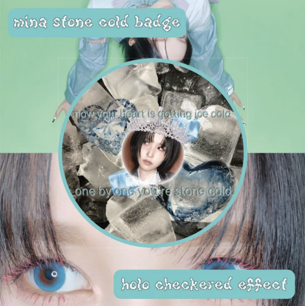 mina stone cold button pin