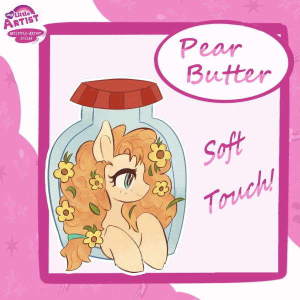 Pear Butter Bottle - MLP - Soft Touch Sticker