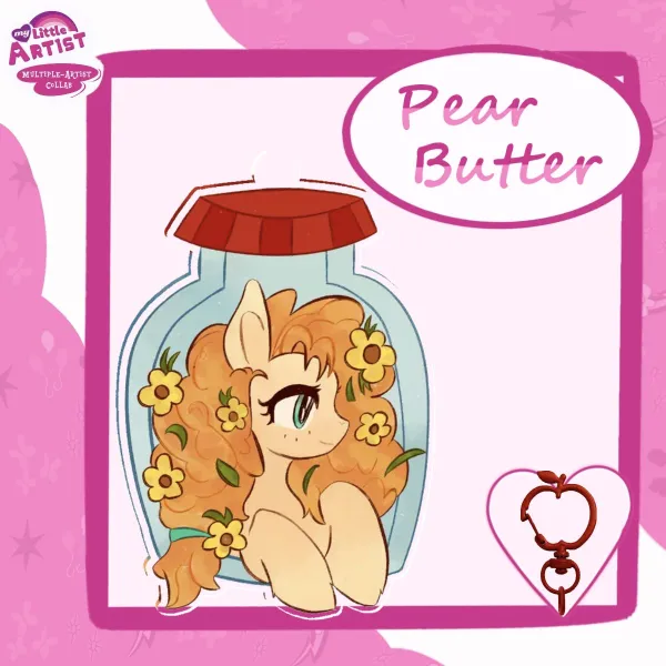 Pear Butter Bottle - MLP - Keychain