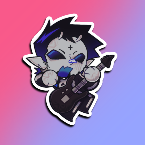 Chibi Wes Borland Die Cut Sticker