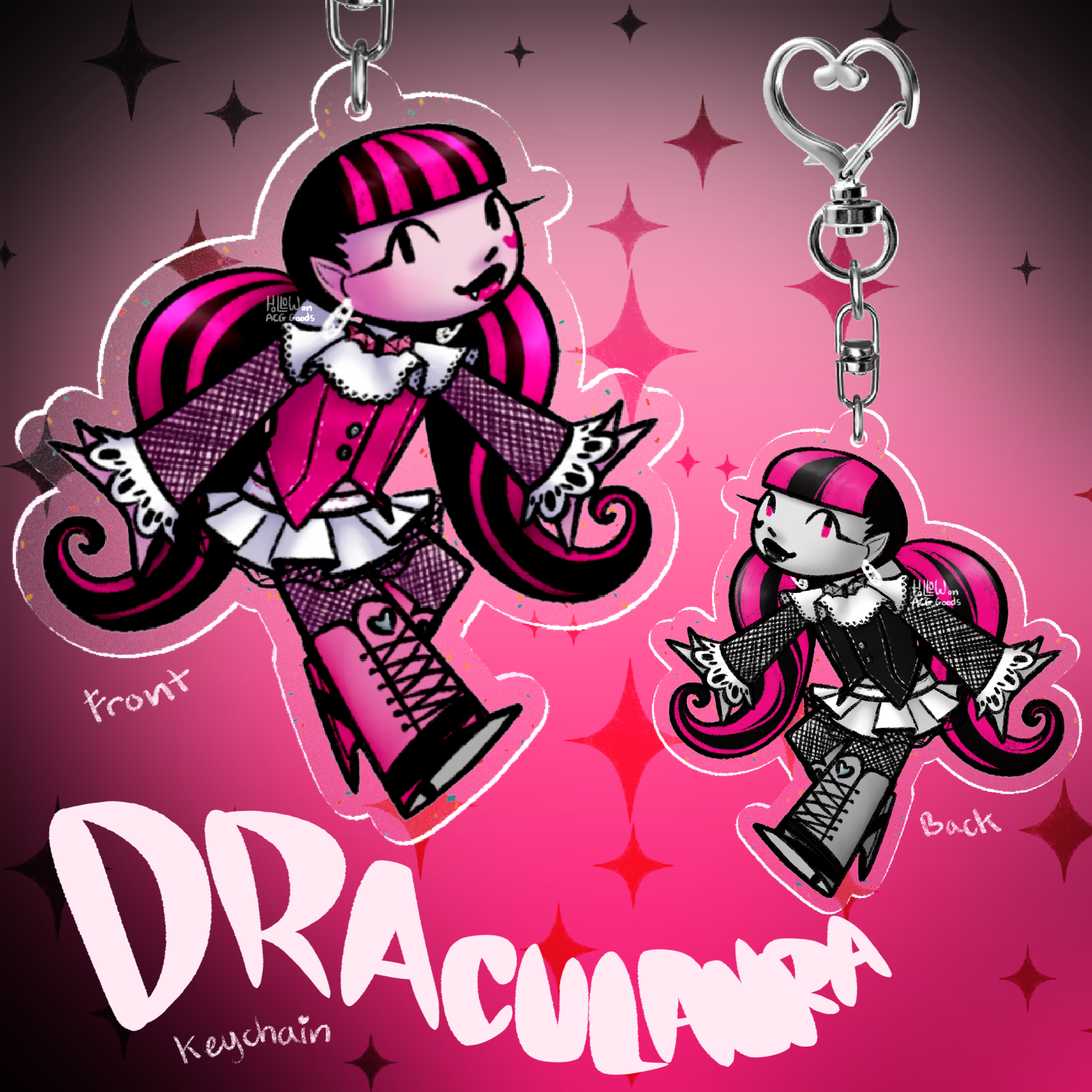 Draculaura MH G1 Acrylic Keychain