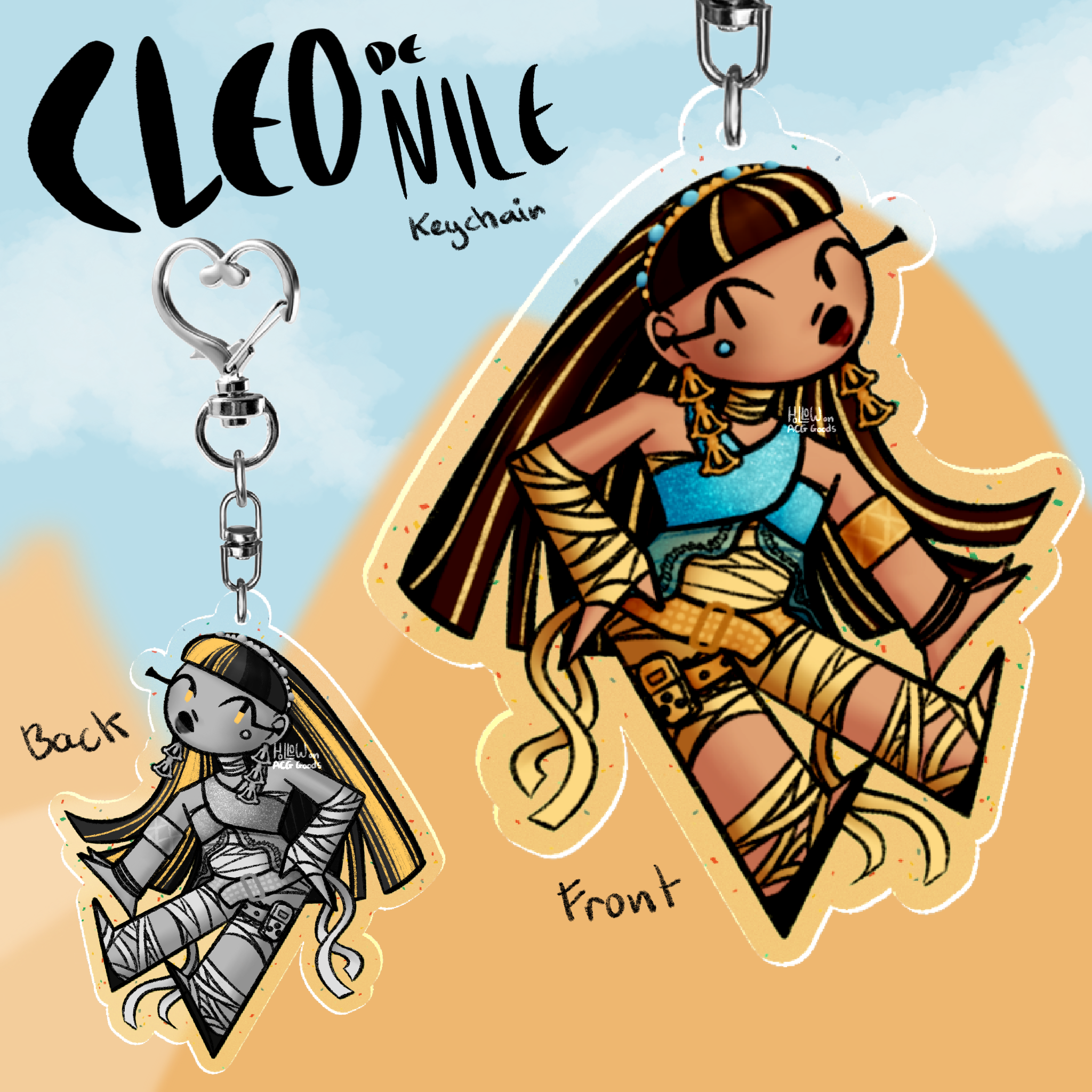 Cleo MH G1 Acrylic Keychain