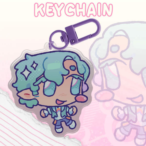 Gummy Scott Epoxy Keychain