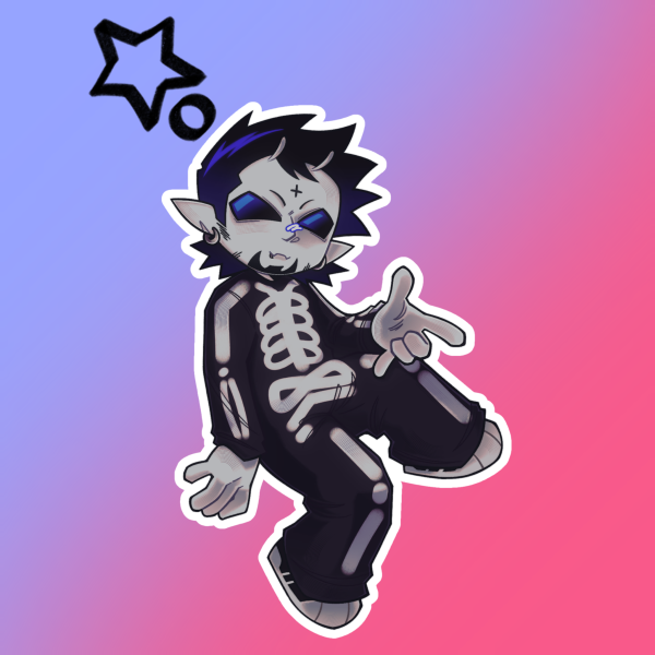 Wes Borland Clear Acrylic Keychain