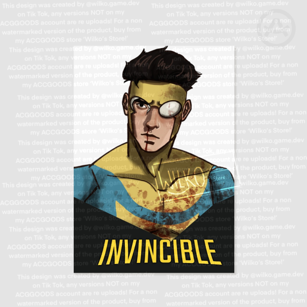 Invincible Mark Grayson Print/ Poster 1/2
