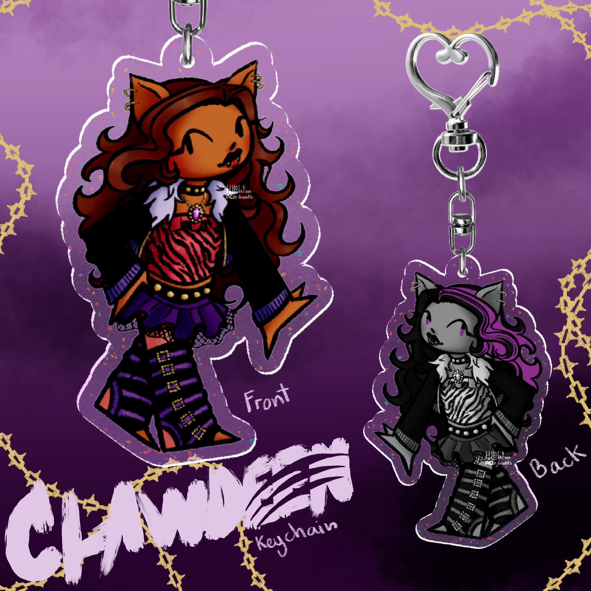 Clawdeen MH G1 Acrylic Keychain