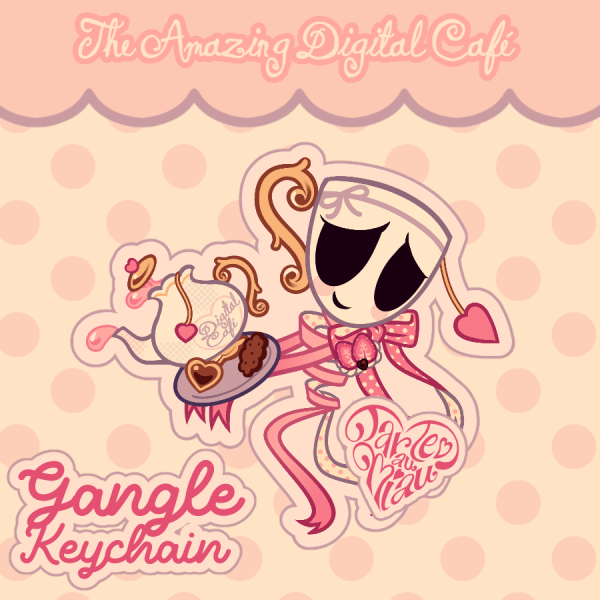 THE AMAZING DIGITAL CAFÉ ♡ Gangle Keychain