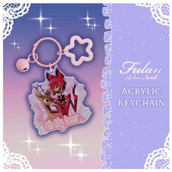 Oh my deer Alastor・Keychain