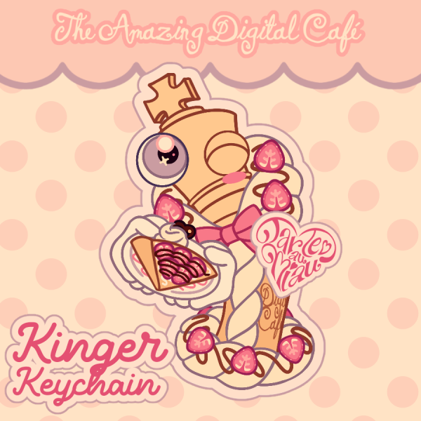 THE AMAZING DIGITAL CAFÉ ♡ Kinger Keychain