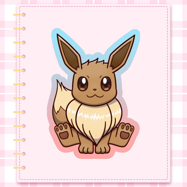 Eevee - Pokemon Stickers