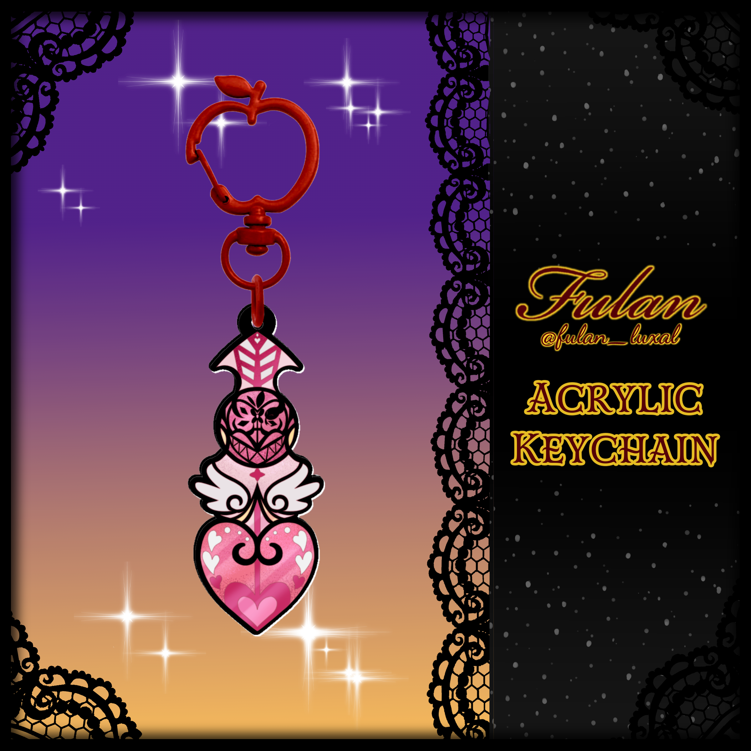 Radioapple Love Arrow ・Keychain
