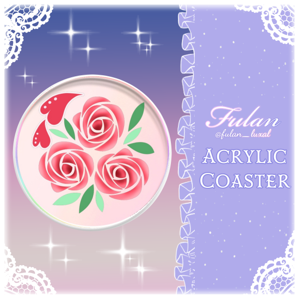 Roses・Acrylic Coaster