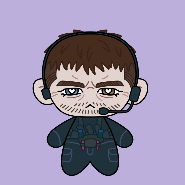 Older Chris Redfield plushie!