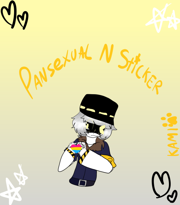 Pansexual N Murder Drones Sticker ⭐