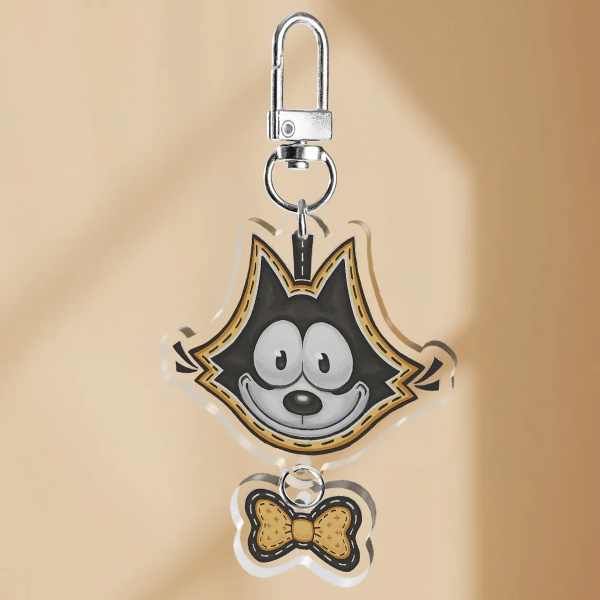 Felix the Cat (2-piece version) Keychain