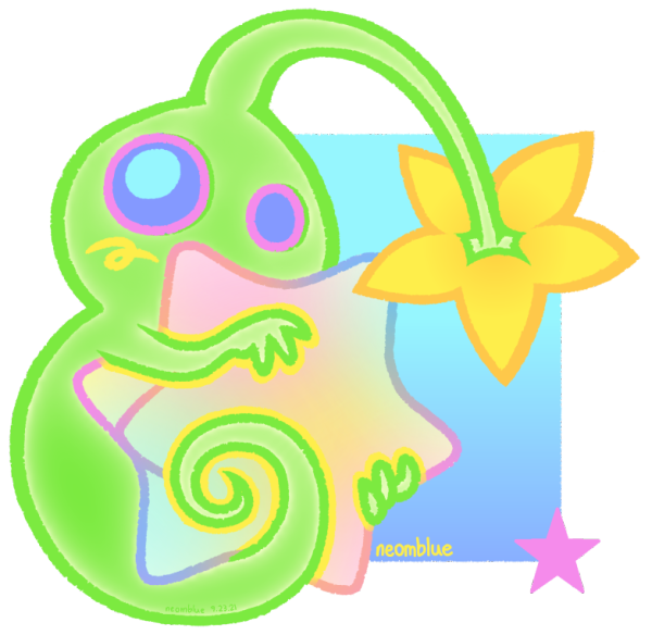 GLOW PIKMIN ★ ACRYLIC KEYCHAIN