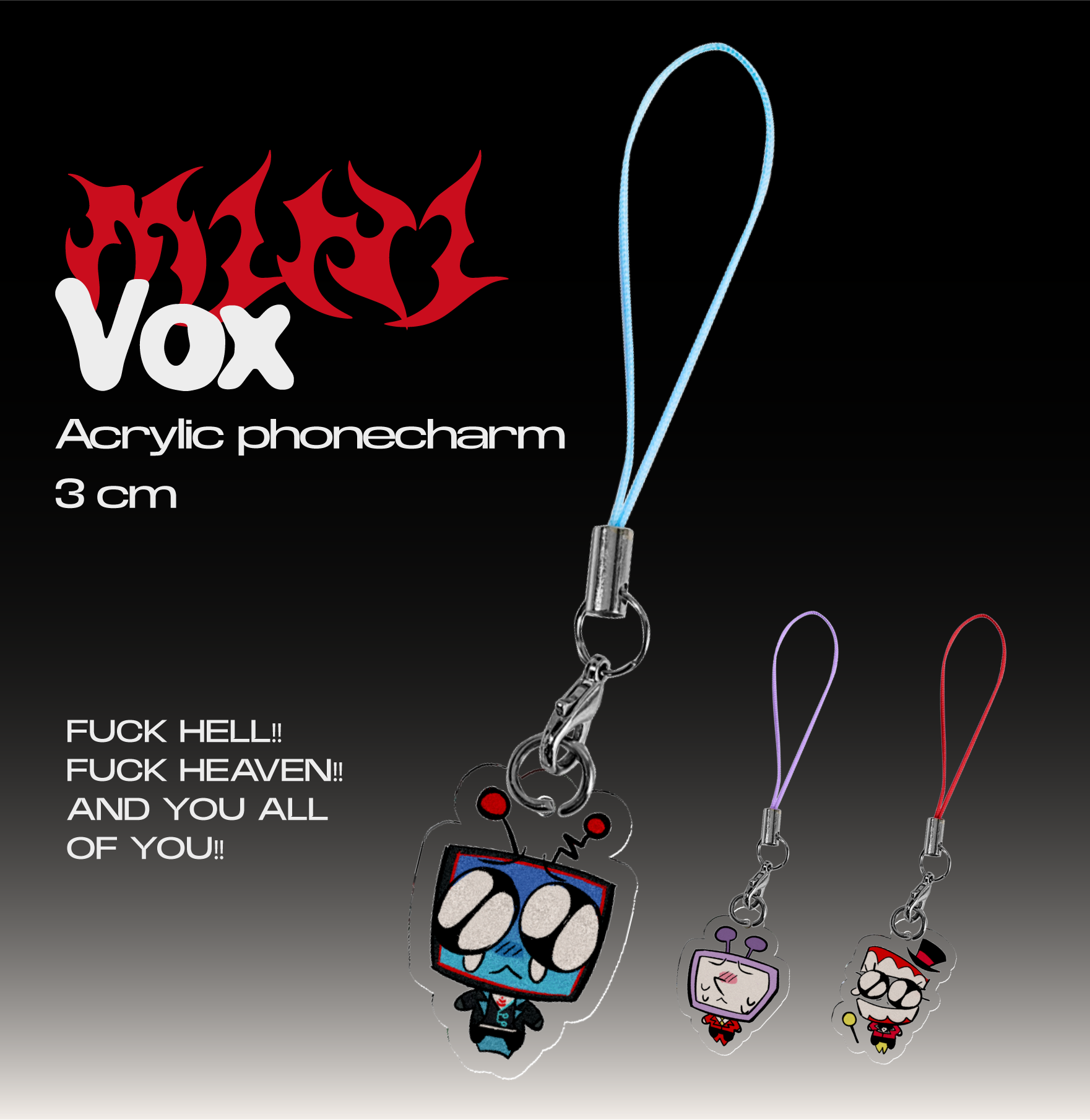 Mini Vox ♡ Phone charm