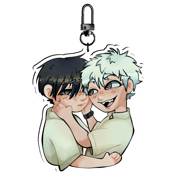 Yoshiki & “Hikaru” The Summer Hikaru Died Double Sided Clear Acrylic Keychains