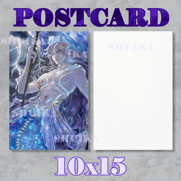 RAFAYEL LEMURIAN SEA GOD LOVE AND DEEPSPACE Postcards