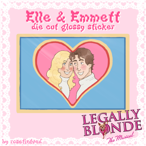 Elle and Emmett Sticker