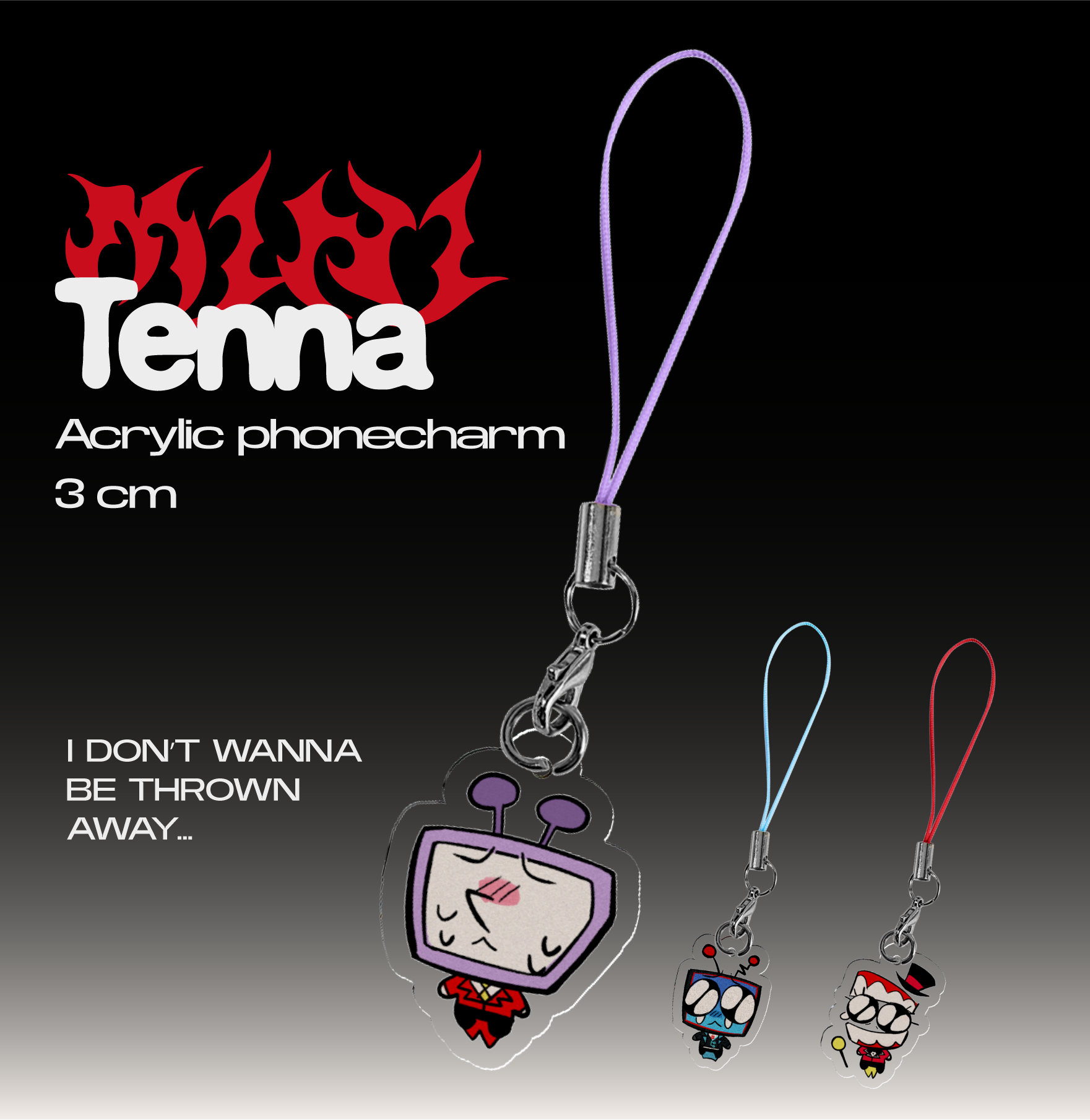 Mini Tenna ♡ Phone charm