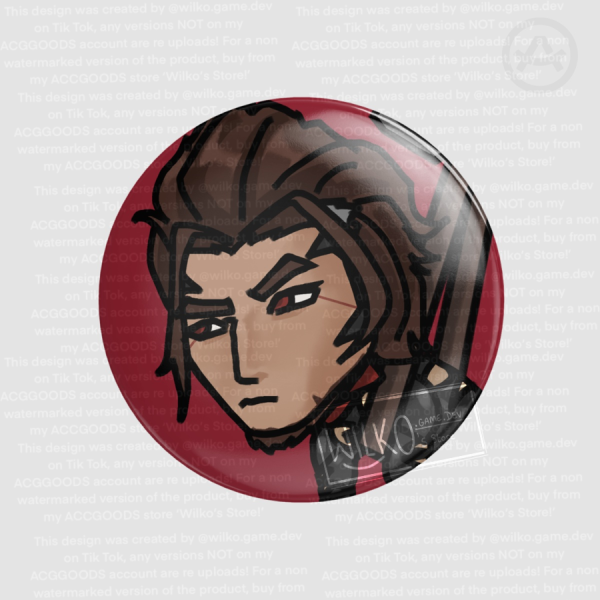 Emre Overwatch Chibi Round Badge (GLOSS)