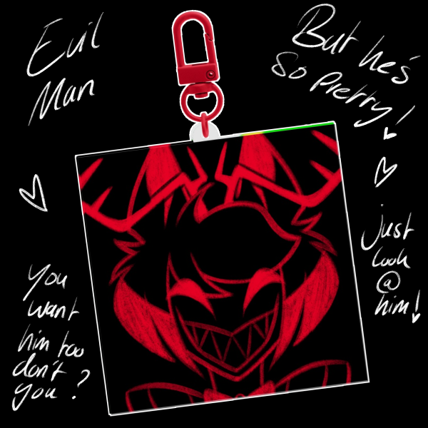 Just Alastor | Clear Acrylic Keychains