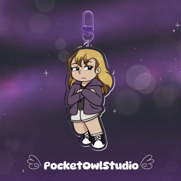 LATWC Pilot Vee Clear Acrylic Keychains